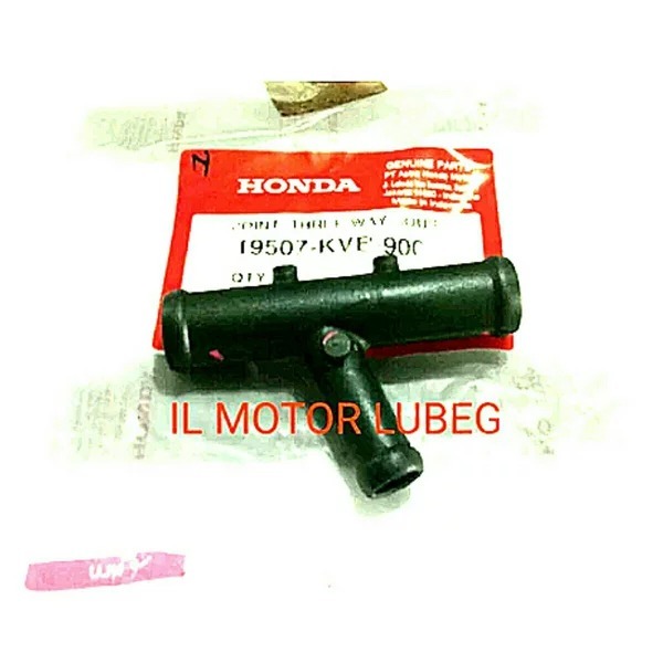 JOINT THREE HOUSE SAMBUNGAN SEGI TIGA SELANG RADIATOR HONDA VARIO 110 CW KARBU TECHNO 19507 - KVB - 