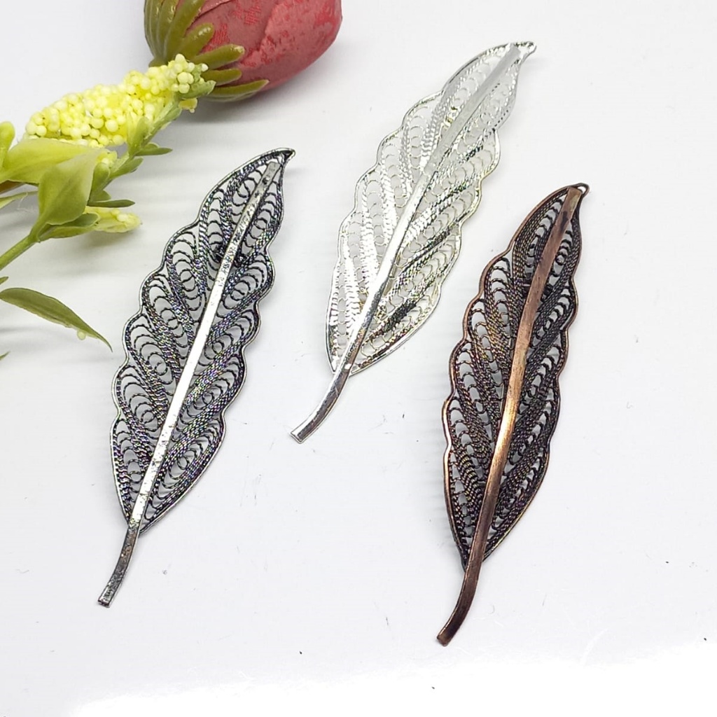 Bros Filigree Kebaya Jilbab Handmade Tembaga Krom Perak Asli Kotagede ID085