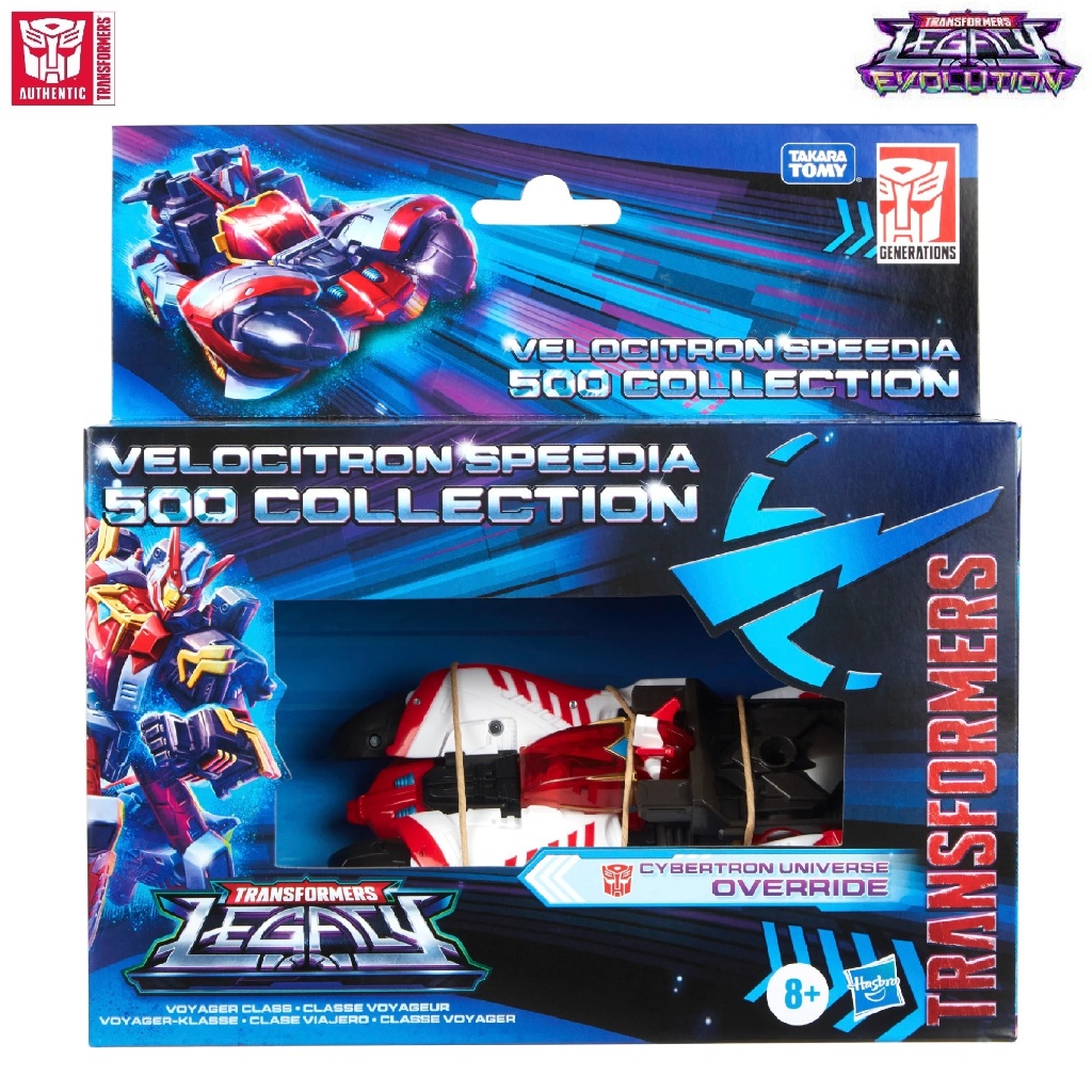 TRANSFORMERS Legacy Velocitron Speedia 500 Collection Cybertron Universe Override Figure TFOF5763