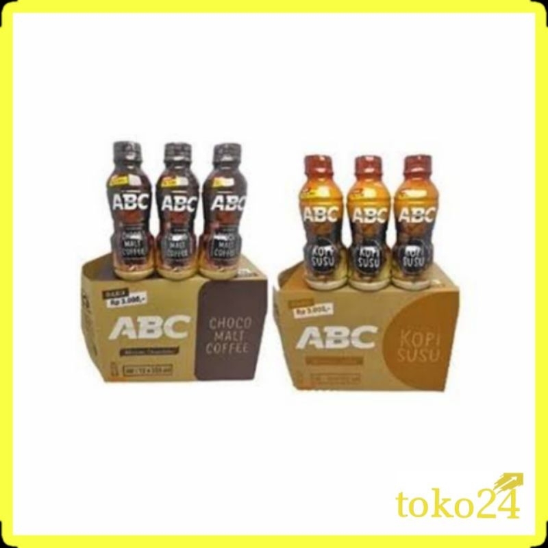 

ABC Choco Malt Coffee dan Kopi Susu 200 ml 1 Dus isi 24