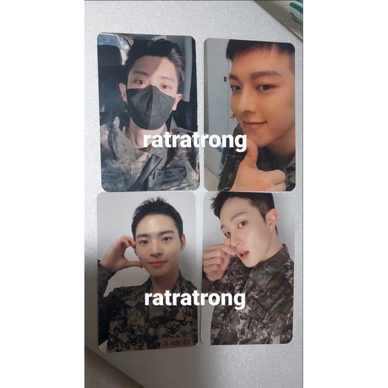 Chanyeol Millitary Meissa Photocard 21/4 Fullset