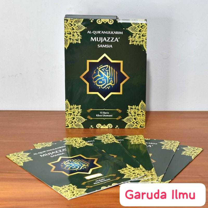 ALQUR’AN MUJAZZA SAMSIA Nur Alam Semesta Ukuran A4