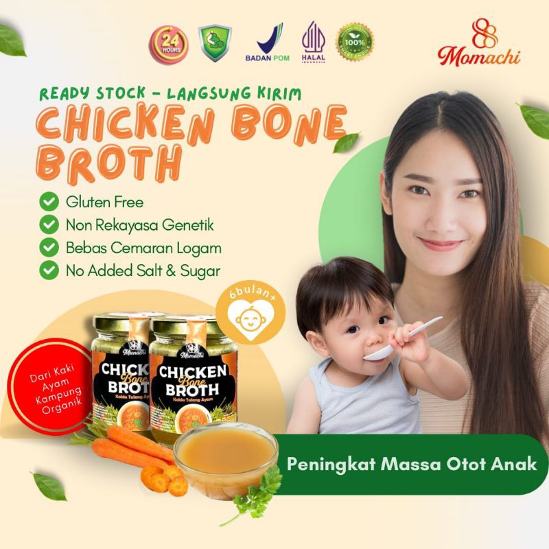 

Momachi Chicken Bone Broth - Kaldu Tulang Kaki Ayam Kampung BB Booester