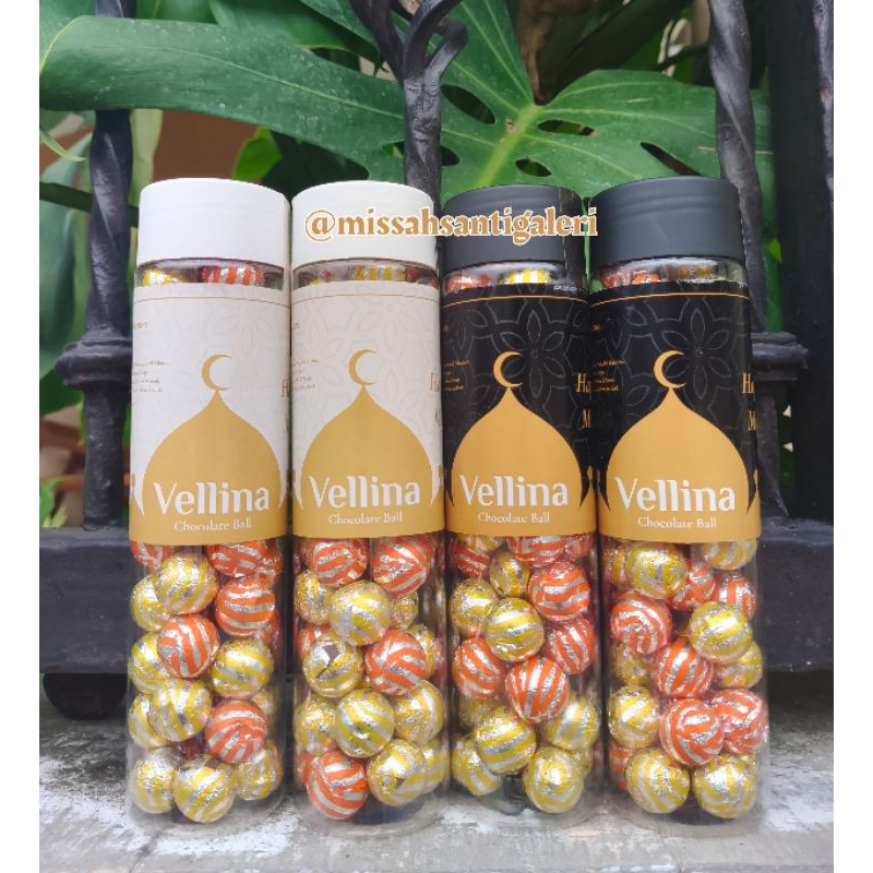 

[READY STOCK] Cokelat Vellina/ Chocolate Ball Vellina Lebaran Gold 250gr/ Cokelat Lebaran 2024