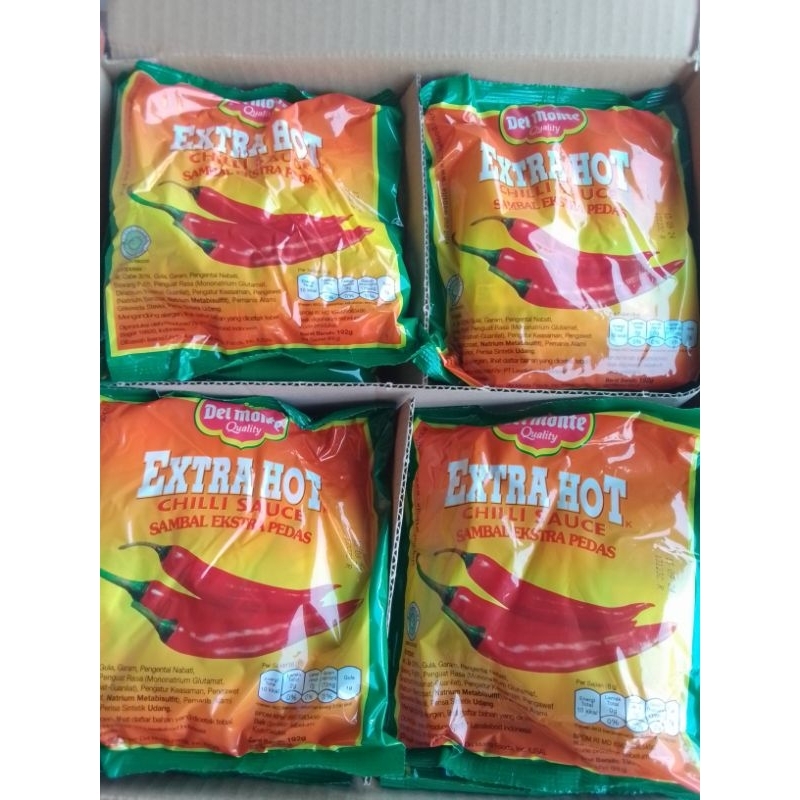 

DEL MONTE SAOS SAMBAL EXTRA HOT SACHET / DEL MONTE SAOS TOMAT SACHET