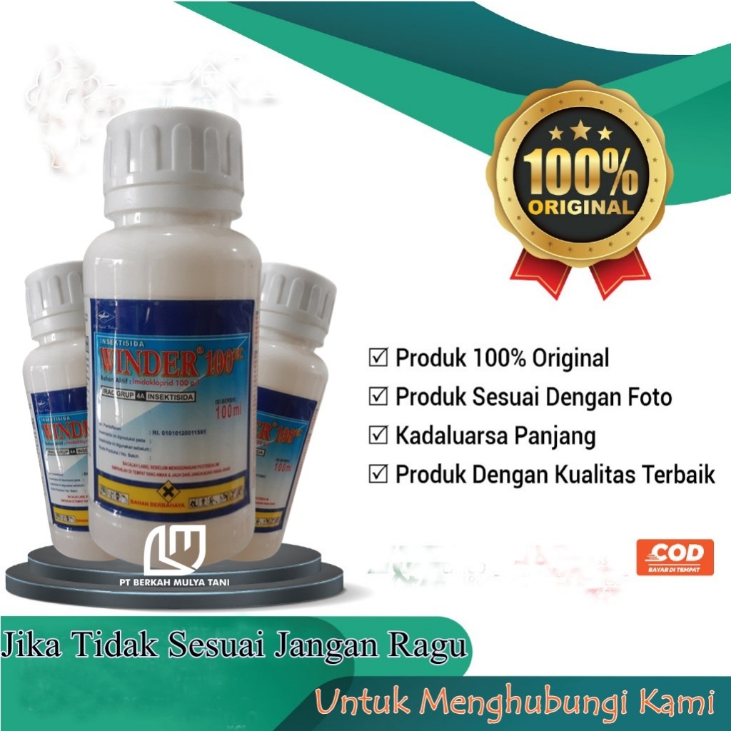 Insektisida Sistemik Winder 100EC Obah Hama Kutu Daun Lalat Buah Ulat