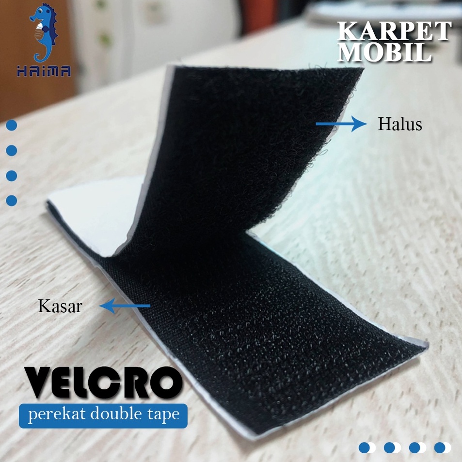 Rcn Velcro Perekat Double Tape Perekat Karpet Mobil Haima v Kemasan Baru Stok Banyak