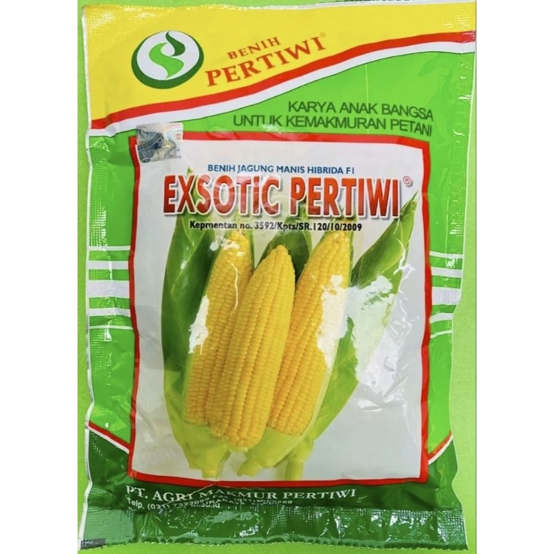 Benih Jagung Manis Exsotic Pertiwi 250 gr - Bibit Jagung manis