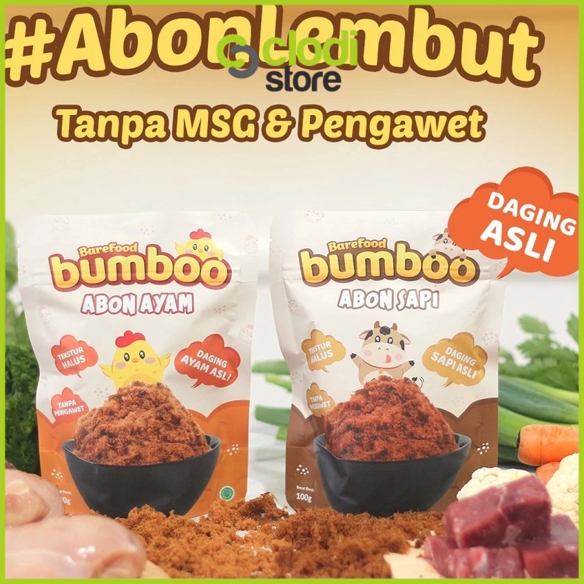 

Mega Max BUMBOO Abon Asli Tekstur Lembut MPASI Si Kecil Sumber Protein Tanpa MSG Tanpa Pengawet