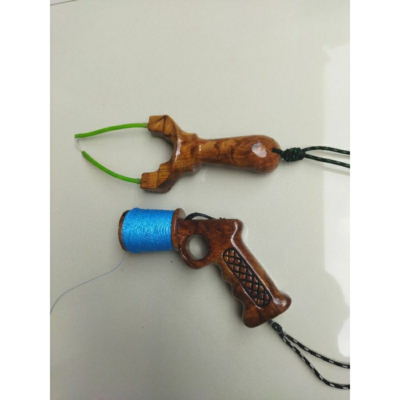 mainan ketapel kayu OTT lengkap