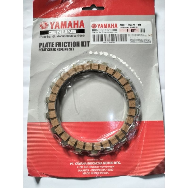 Kampas Kopling plat kopling racing Yamaha Vega ZR, Jupiter Z Robot Kode 5D9 (ORI)