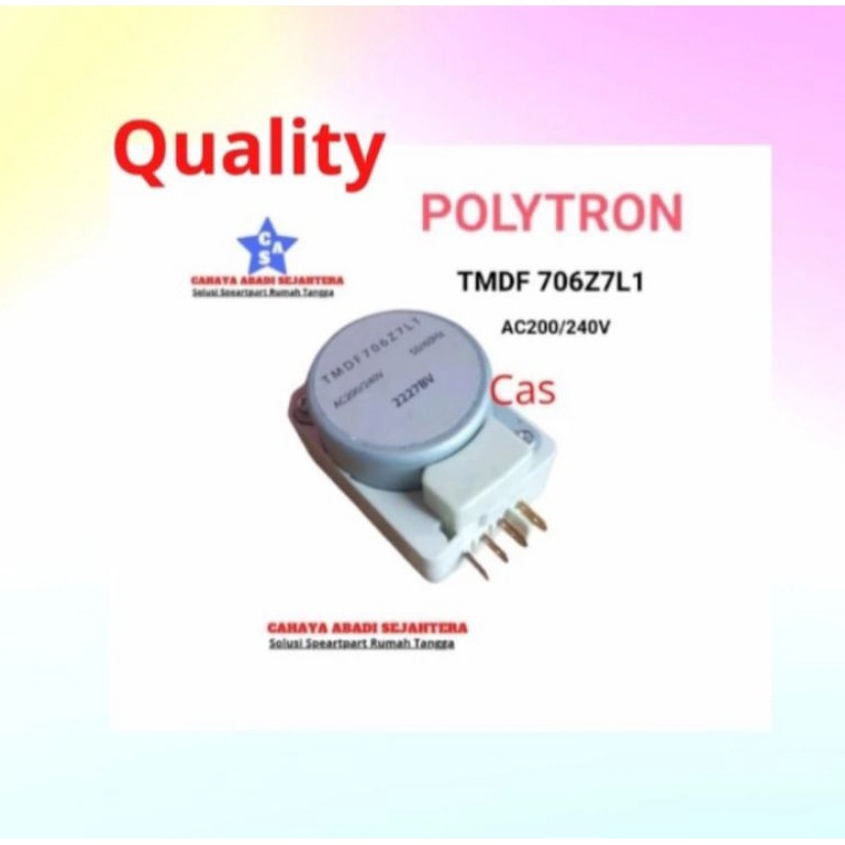 Timer kulkas dua pintu polytron Baru