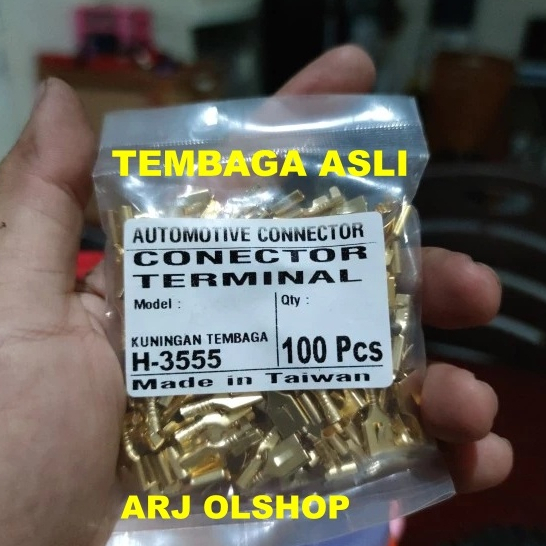 SKUN GEPENG CEWEK FEMALE MADE IN TAIWAN / SKUN KABEL / SKUN MOTOR / KONEKTOR / SKUN GEPENG BESAR