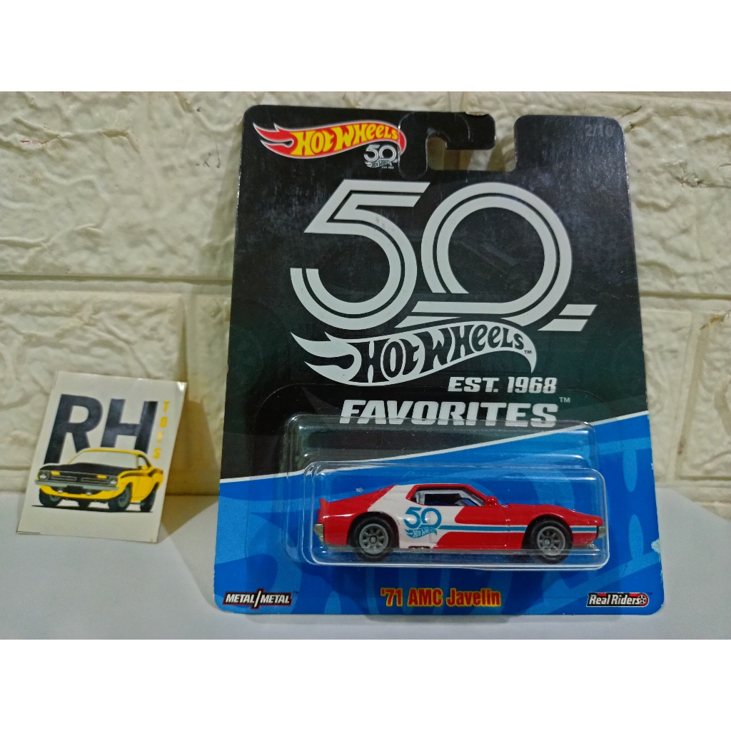 Hot Wheels 71 AMC Javelin Premium ban karet