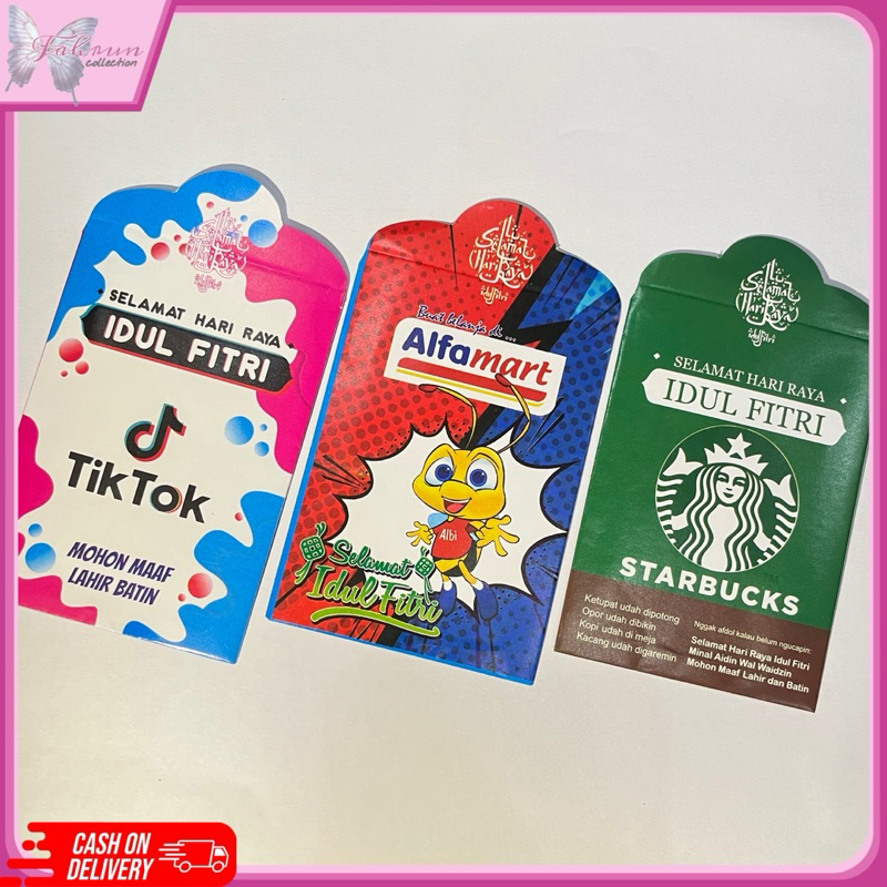 

[Ready stock] Amplop lebaran motif terbaru 2024 ukuran medium bahan premium kemasan 10 pcs/1pack