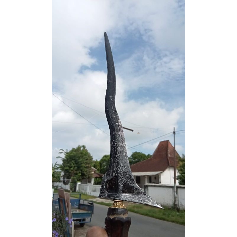 Keris Langka Jangkung Makoro Luk 1 TUD Sepuh Oeiginal Mataram Wingottt pollll