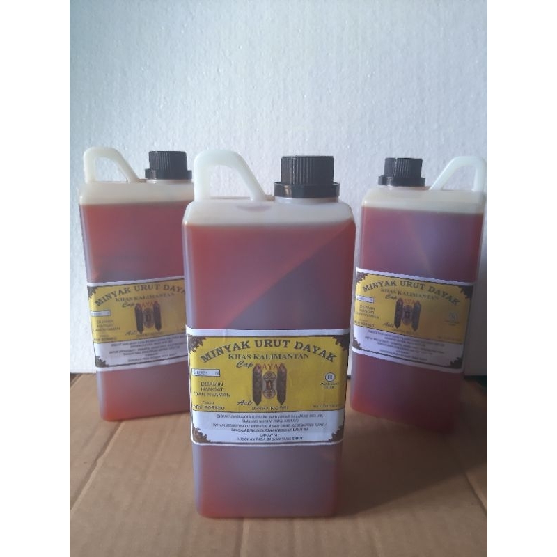 minyak urut dayak ori 1 liter