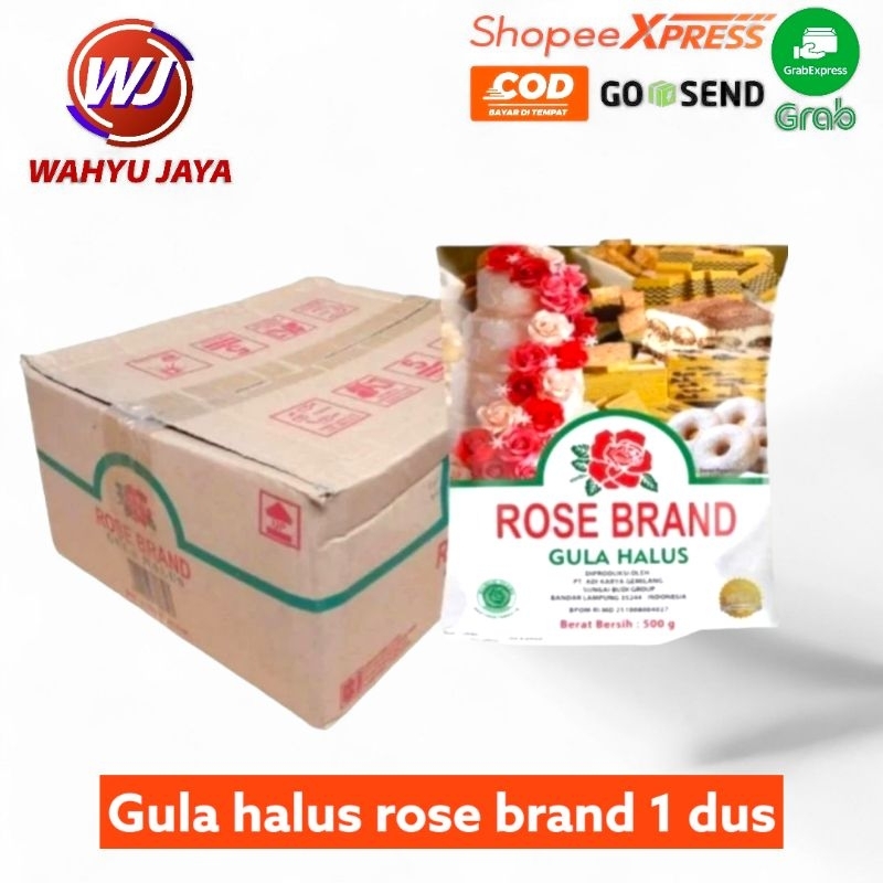 

gula halus rose brand 1 dus @20 pcs