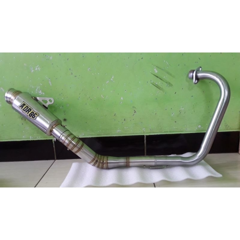 Crf klx wr knalpot racing model kolong bawah original Adr86 exhaust system