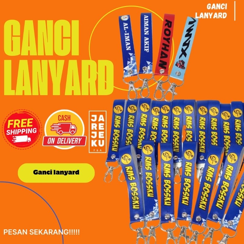 

GANCI LANYARD CUSTOM NAMA,LOGO,GAMBAR DLL / GANCI LANYARD / GANCI LANYARD