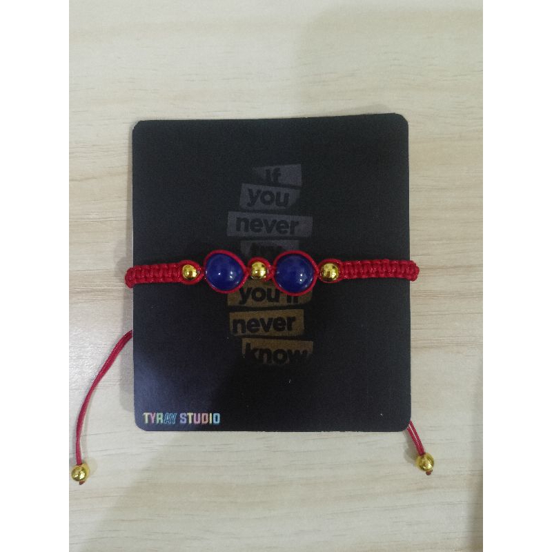 Gelang Tali Batu Alam/Gelang Tali Etnik/Gelang Tali Unisex/Premium Gelang Batu