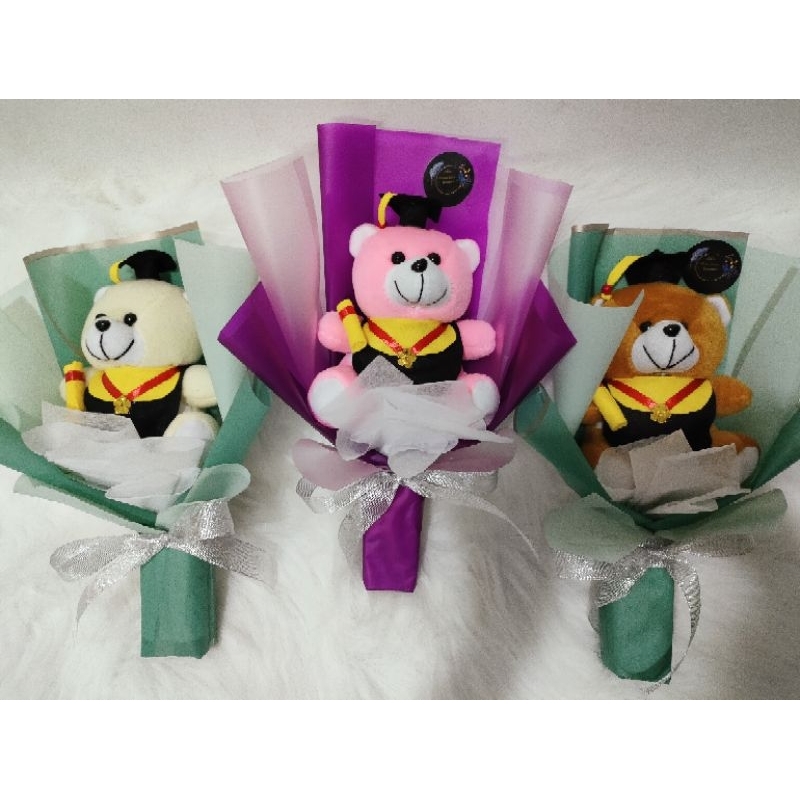 

Buket wisuda cewek cowok SD SMP SMA cantik simple elegan