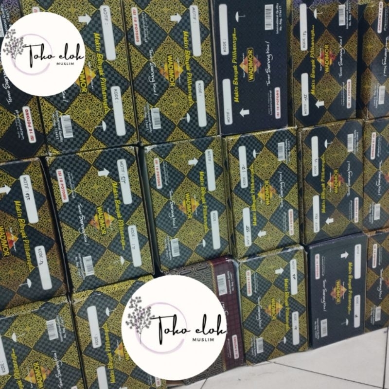 SARUNG WADIMOR PER DUS ISI 10 PCS/THR LEBARAN