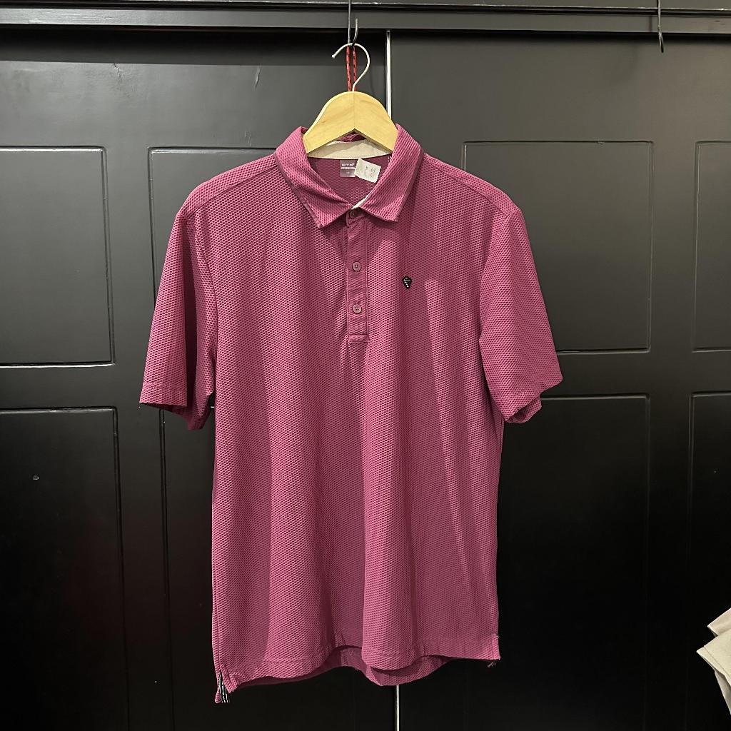 kaos kerah outdoor BTR M ungu