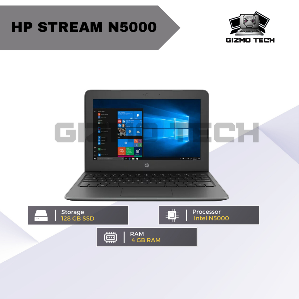 HP STREAM 11 PROC N5000 RAM 4GB / SSD 128GB