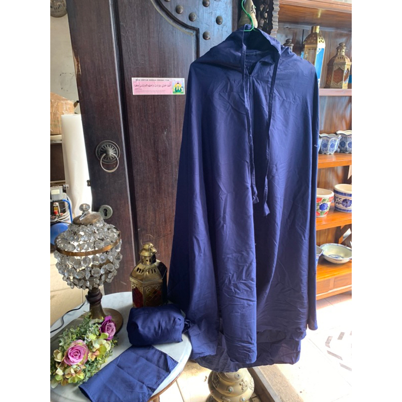 mukena polosan jumbo katun mikro