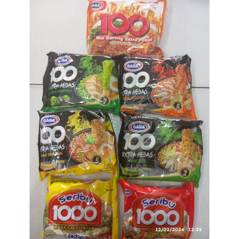 

Mie Gaga 100 Extra Pedas isi 7 pcs