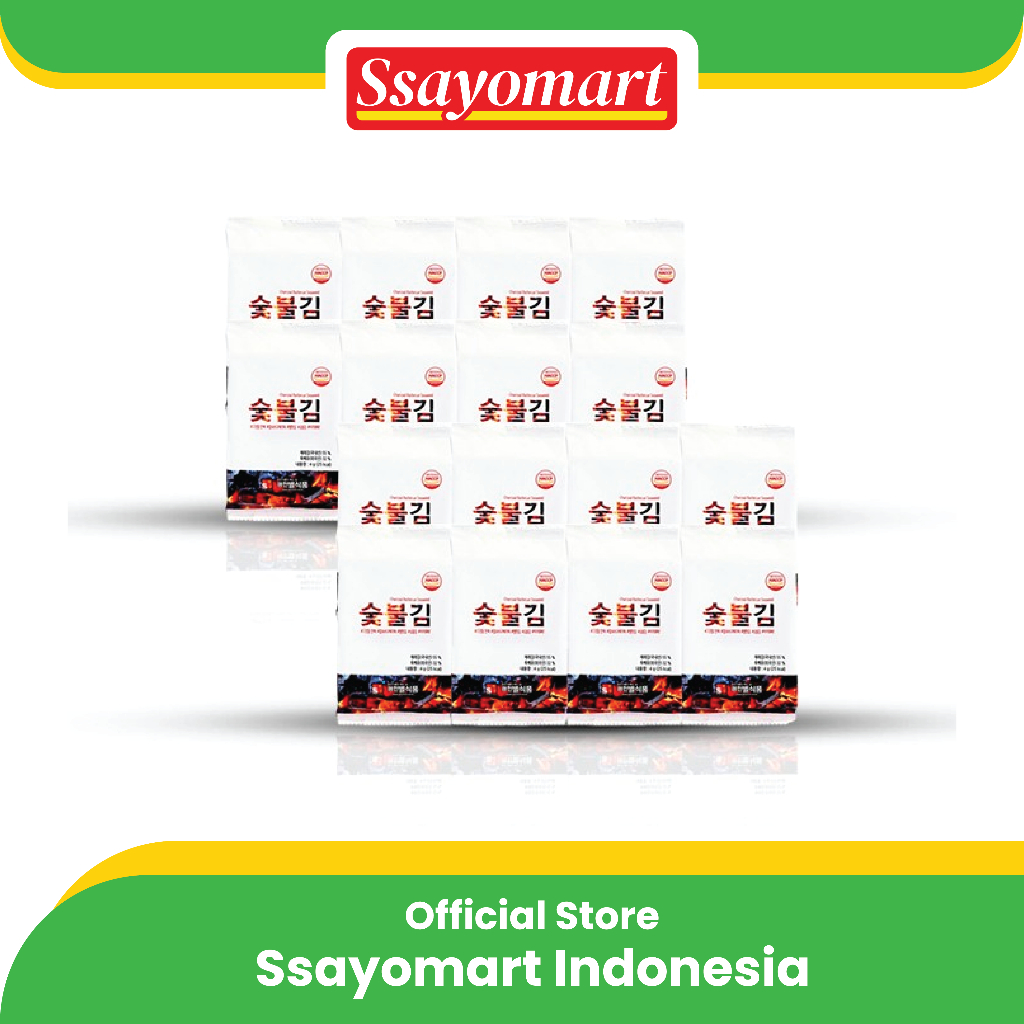 

StarFood Charcoal Barbecue Seaweed - Rumput Laut Rasa BBQ 4g x 16pcs