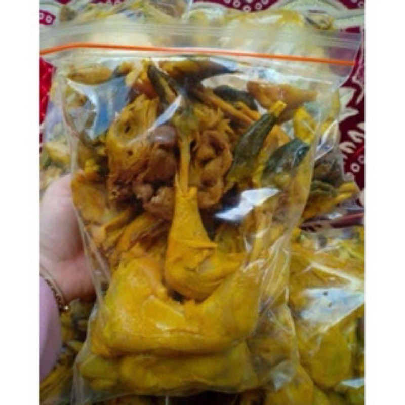 

Ayam Kampung Ungkep 3 Ekor Lengkap Ati Ampela Free Sambel