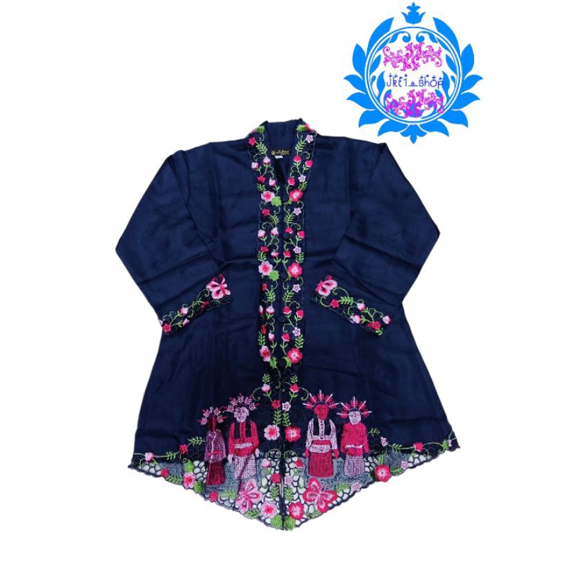 HOT Atasan Kebaya Encim Ondel Ondel Anak/Kebaya Sekolah/Kebaya Adat Betawi