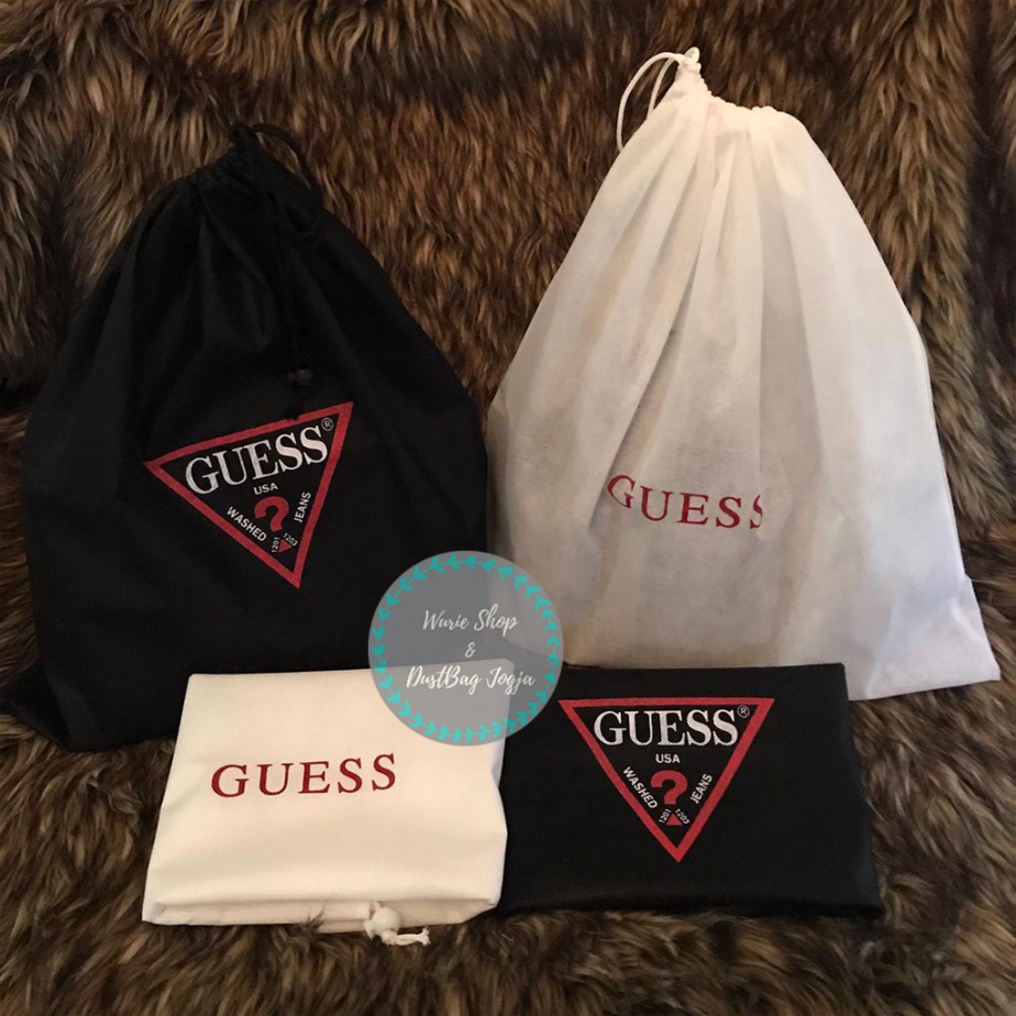 Unik GUESS DustBag Pengganti Sarung Tas Pelindung Debu Serut Dust Bag DB Branded Limited