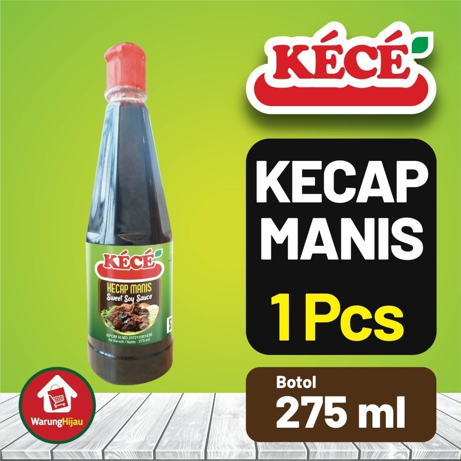 

KECE Kecap Manis kemasan botol 275 ml