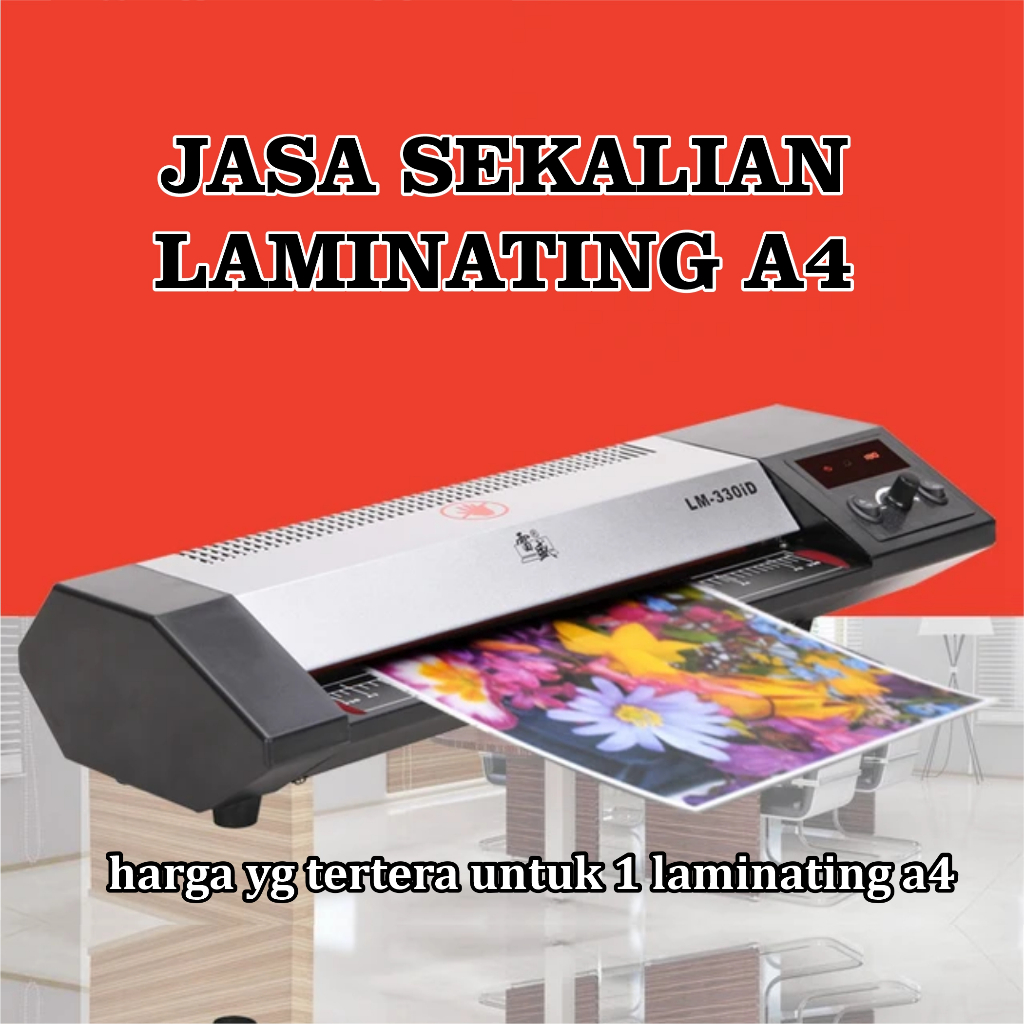 

LAMINATING KERTAS UKURAN A4