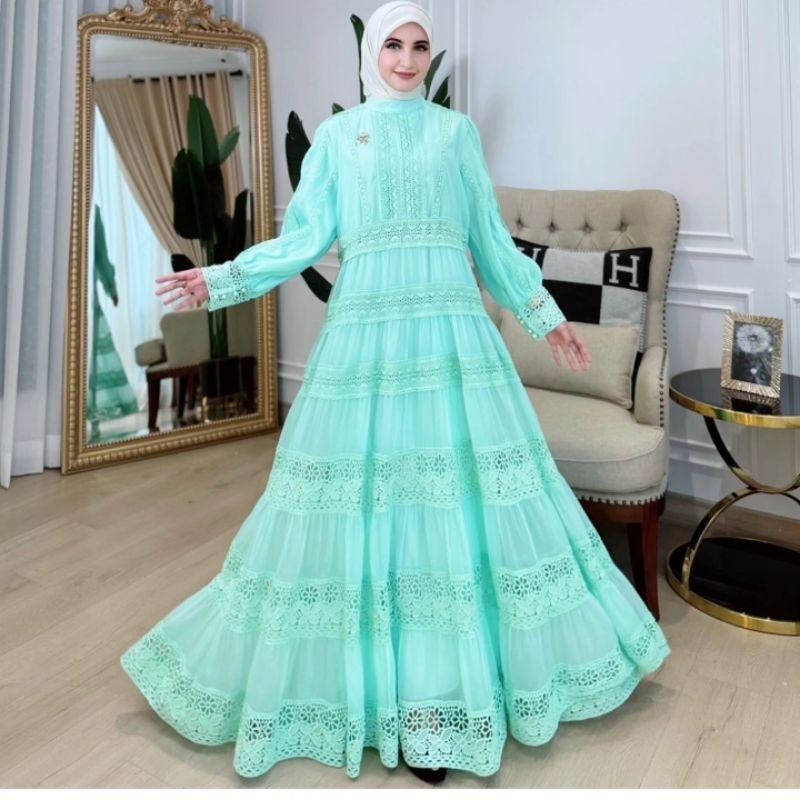 DRESS BROKAT MEWAH SHELLASAUKIA