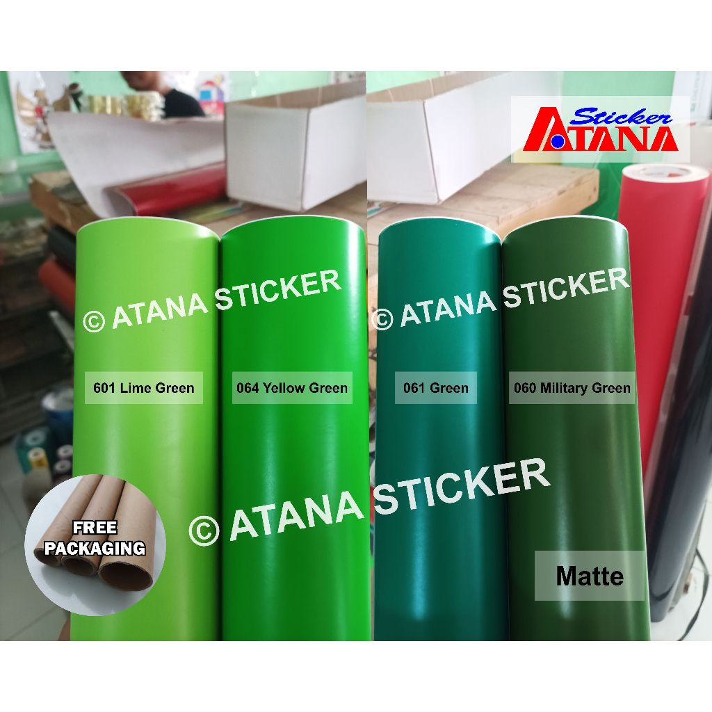 Skotlet Hijau Muda Tua Doff Daun Pupus Pastel Lumut Botol Army Sage Matcha Moss Combat Green Dop Dof