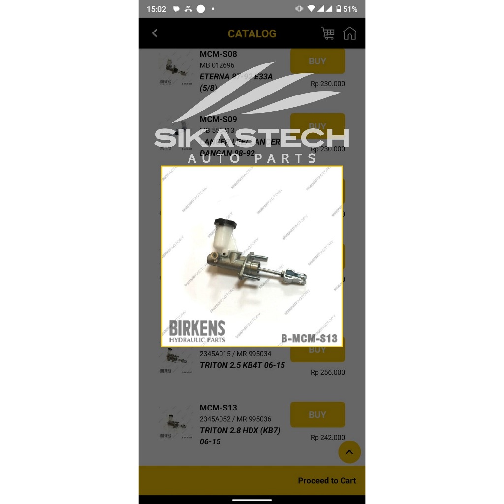 2345A052 CLUTCH MASTER CYLINDER ASSY KOPLING ATAS MITSUBISHI 4M40 2800 L200 KB7T STRADA HDX TRITON 2