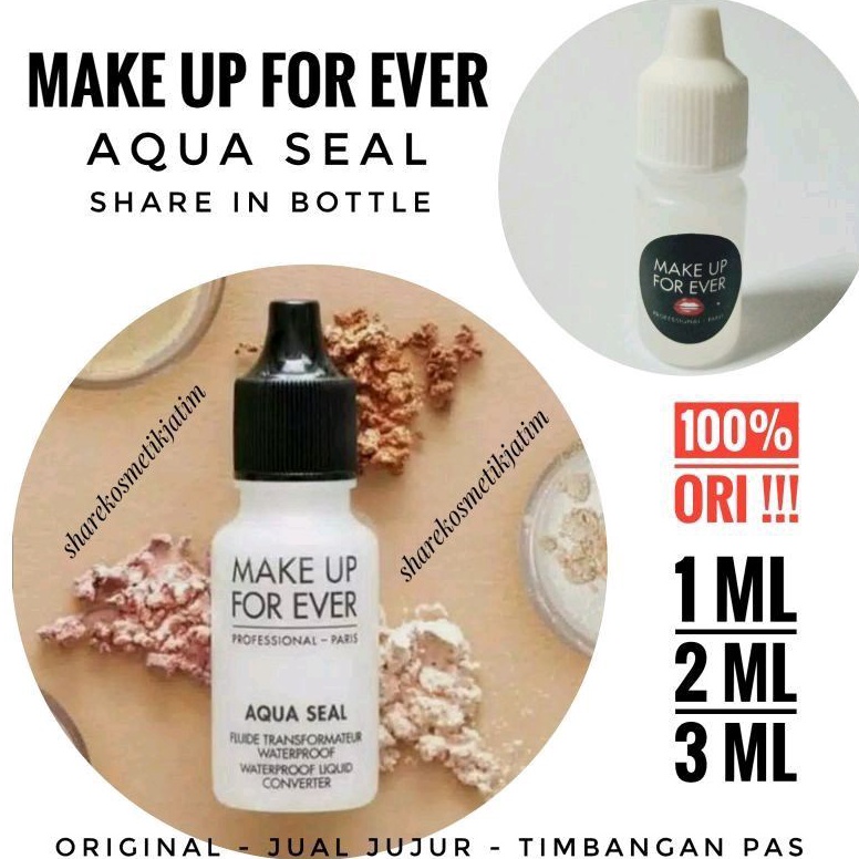 ART J19F Share Make Up For Ever Mufe Aqua Seal Share in Jar Botol Tetes
