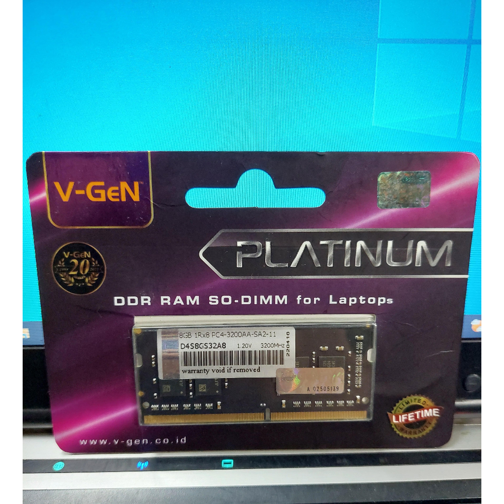 Sodim DDR4 8GB PC 3200 VGEN PLATINUM