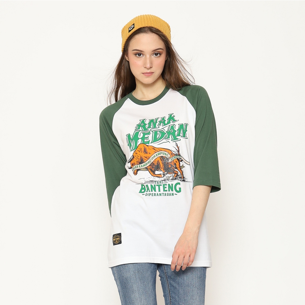 BK ETHNIC | Kaos T-Shirt Etnis Suku Batak |Kaos Basic Batak | ANAK MEDAN REGLAN