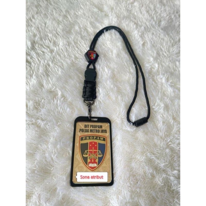 

lencana id card propam polri