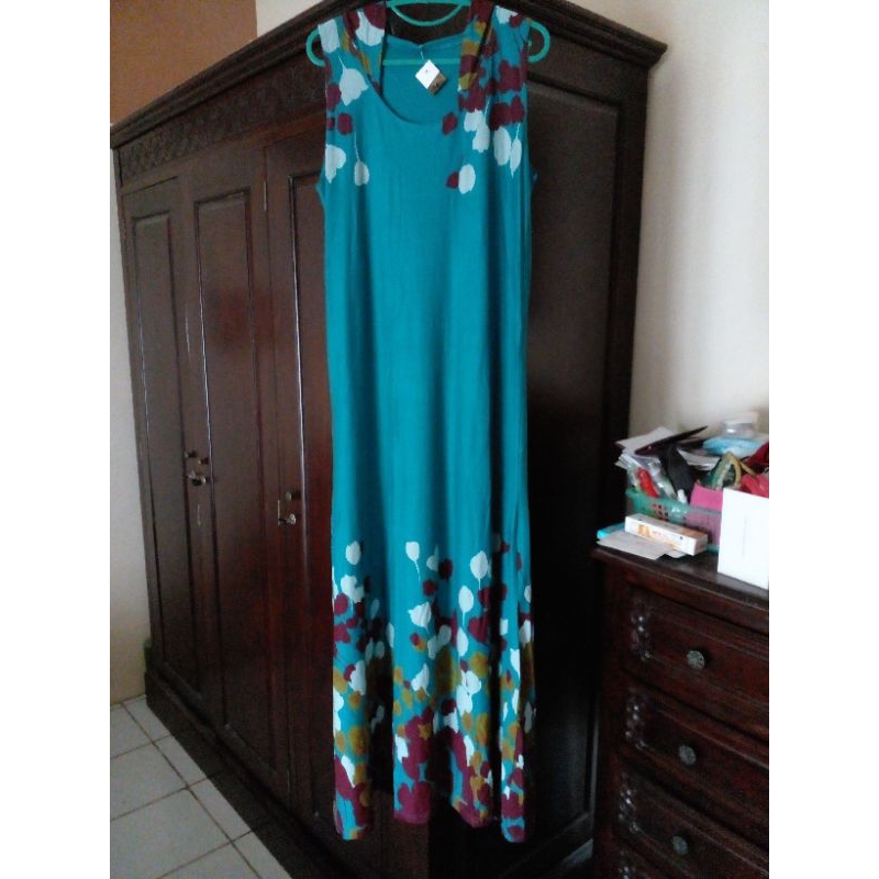 Baju dress motif bunga