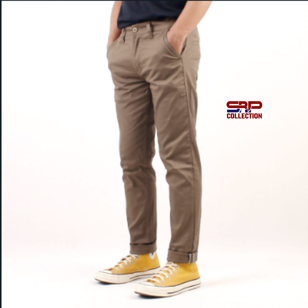 Mocca Celana Panjang Chino Pria Slimfit Original Premium NOT uniqlo