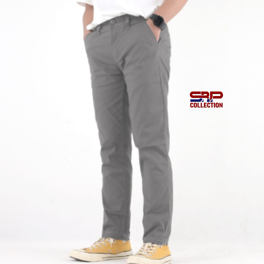 Light dark Celana Panjang Chino Pria Slimfit Original Premium NOT uniqlo