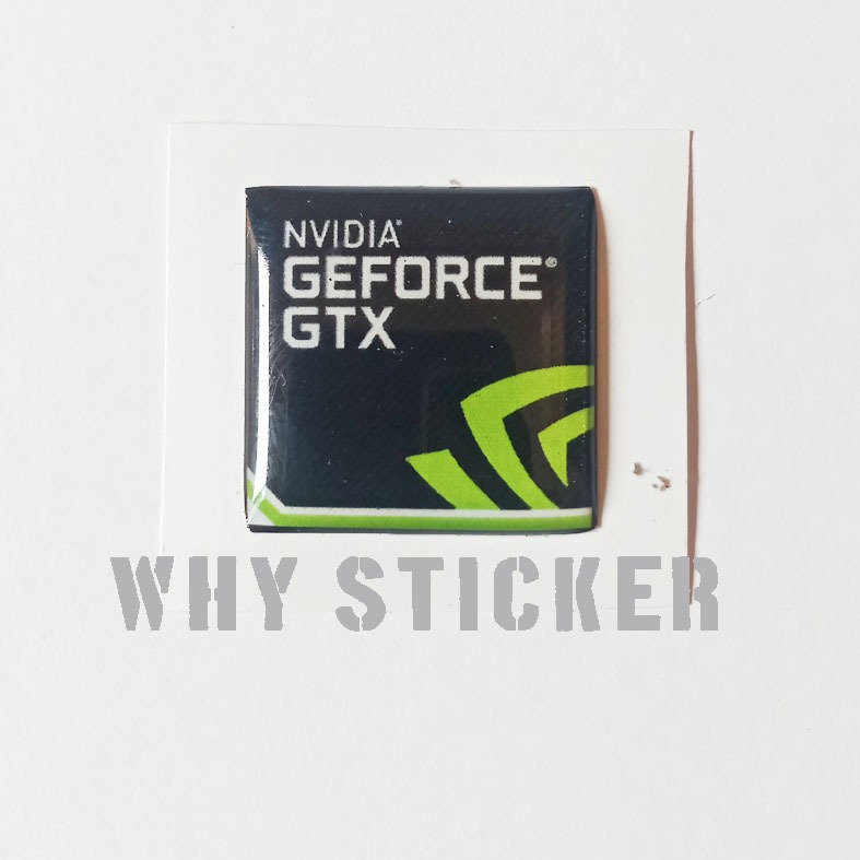 stiker timbul nvidia stiker timbul variasi pc NVIDIA