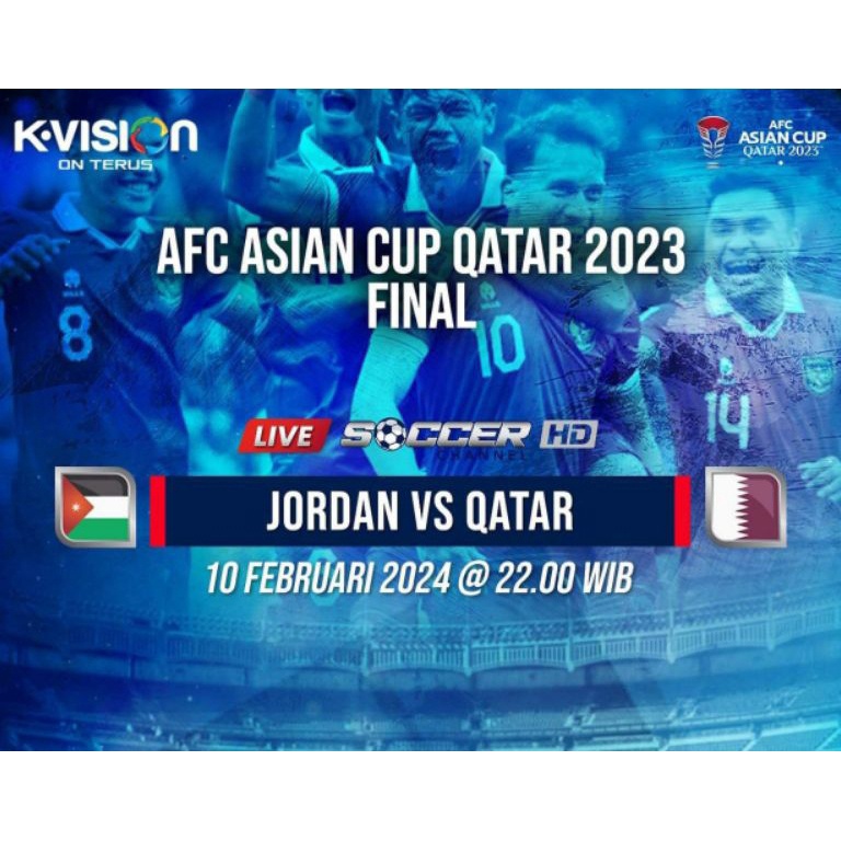 HOT PRODUCT Paket GIBOL K VISION Paket Timnas AFC Asian Cup Qatar 223 Piala Asia Sepak Bola Paket GB1 KVision