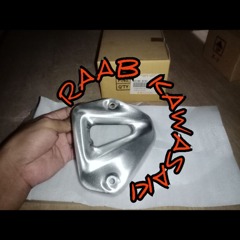 corong tameng knalpot ninja 250 rr mono/z250sl original kawasaki